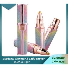 2 in 1 Electric Eyebrow Trimmer and shaver,Rechargeble Hair Remover for All Parts