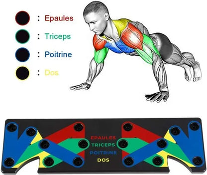 Foldable 9-in-1 Push-Up Board