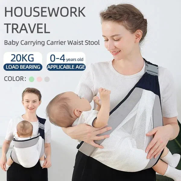 Versatile One Shoulder Baby Carrier: Convenient & Comfortable