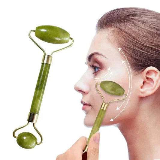 Gua Sha Stone & Facial Jade Roller Manual Massage