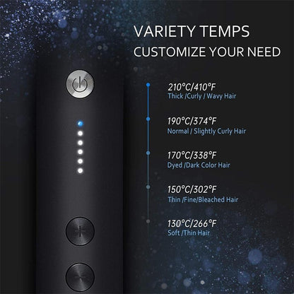 2-in-1 Hair Straightener Comb Brush: Effortless Styling