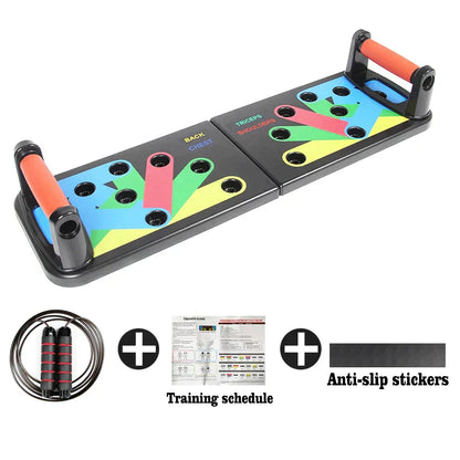 Foldable 9-in-1 Push-Up Board